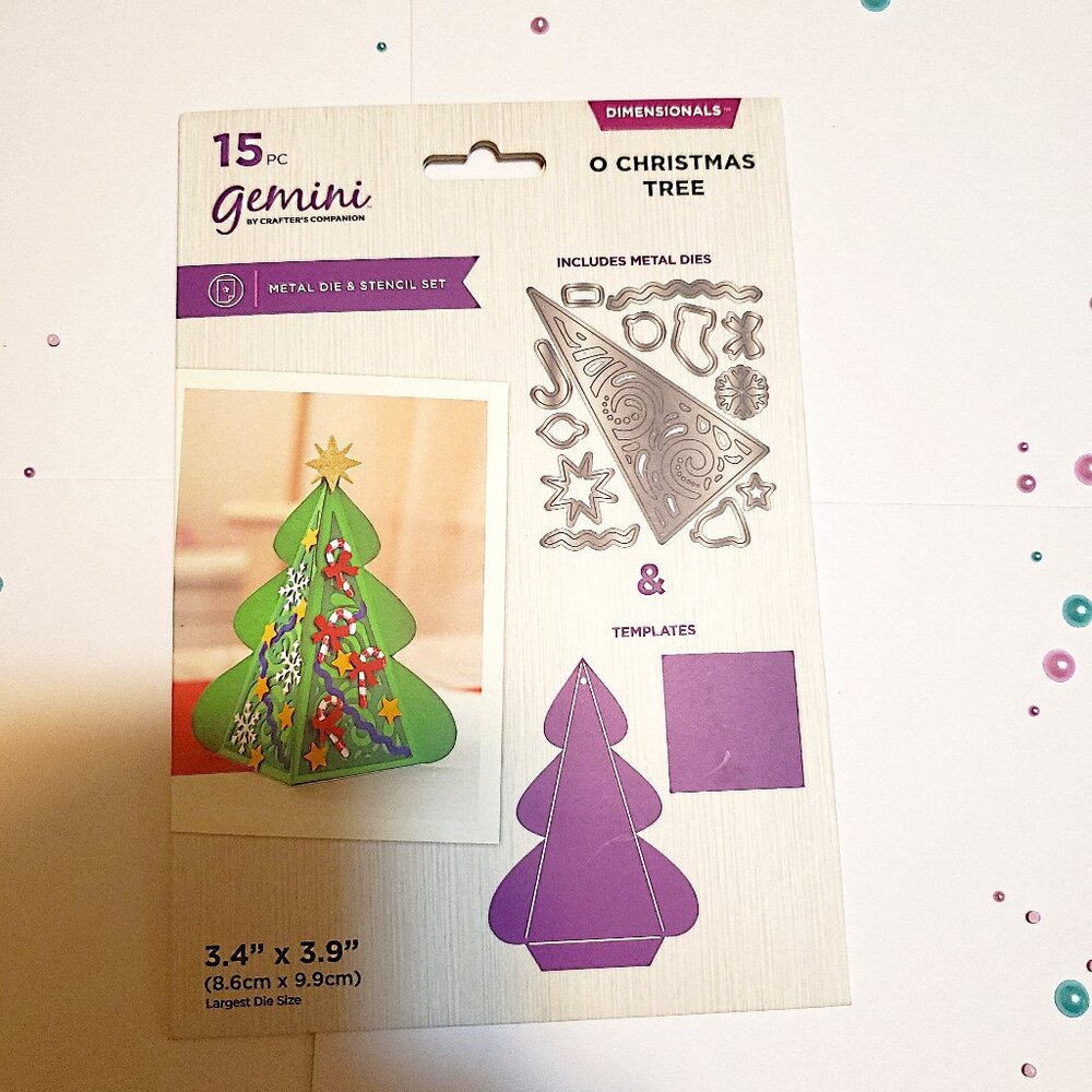 Oh Christmas Tree Metal Die With Stencil Set